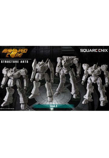 装甲核心 STRUCTURE ARTS 无比例模型套件系列第1弹 全4种套装版 | Hpoi手办维基