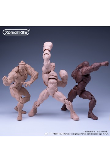 1/12超可动男素体 大块头 | Hpoi手办维基