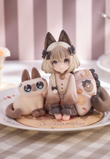 DLC系列 茶会猫×暹罗猫小豆泥 友谊联名套装（暹罗猫款） | Hpoi手办维基