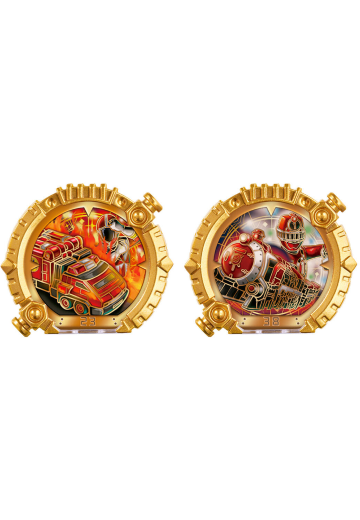 DX战队指环套装 救急战队冲锋伍与烈车战队特急者 | Hpoi手办维基