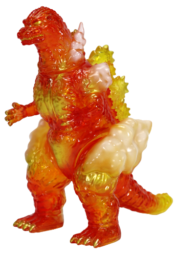 CCP中等尺寸系列 哥斯拉EX 【第10弹】红莲哥斯拉 透明红 Ver. | Hpoi手办维基