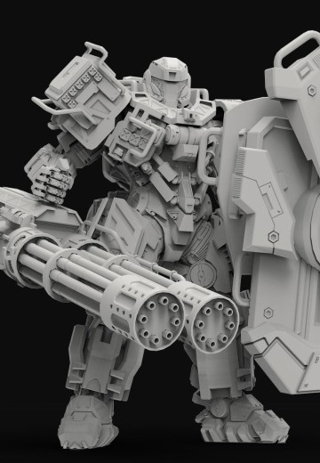 MECHA-013《灵笼》艾丽卡 重立体 重装防御型 | Hpoi手办维基