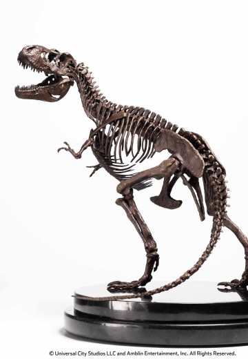 侏罗纪公园1：24比例圆形台座版霸王龙青铜雕像 | Hpoi手办维基