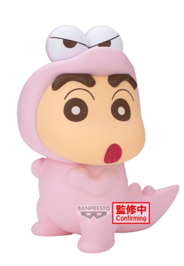 蜡笔小新 大号SOFVIMATES～野原新之助（鳄鱼山先生造型）～浅粉配色（待检资料） | Hpoi手办维基