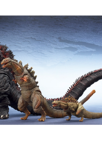 S.H.MonsterArts 新哥斯拉 哥斯拉（2016）第二形态与第三形态套装