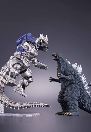 哥斯拉商店限定 电影怪兽系列 跃动 黑龙工房合作款 哥斯拉（2002）X 三式机龙（2002）特别套装 | Hpoi手办维基