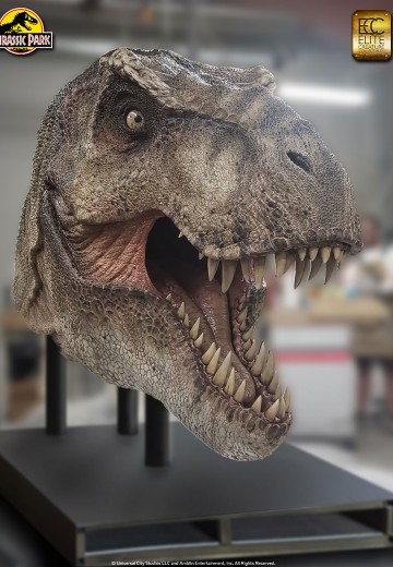 侏罗纪公园 1：1比例霸王龙头像 | Hpoi手办维基