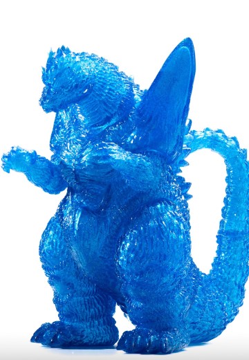 软胶怪兽档案 空间哥斯拉 透明蓝宝石闪粉版 | Hpoi手办维基