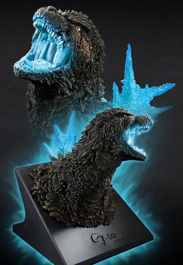 一番赏 哥斯拉 怪兽乱舞 -暴乱之物- 终极大奖 哥斯拉（2023） 怪兽咆哮胸像 放射热线版 | Hpoi手办维基
