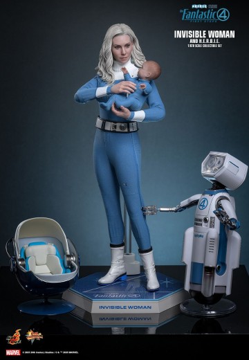 MMS824 / MMS824B 《神奇4侠：初露锋芒》隐形女与 H.E.R.B.I.E. | Hpoi手办维基