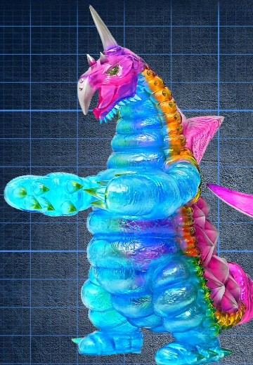 怪兽系列「第一弹」 一角超兽·巴克西姆 晶焰粉·限定版收藏品 | Hpoi手办维基