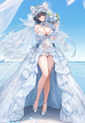 碧蓝航线 柴郡 White Seaside Melody！