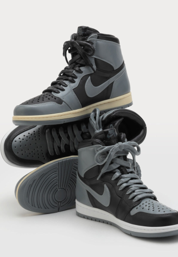 耐克牌飞人乔丹运动鞋一代 高帮鞋1985年款 黑影与逆影配色 拼装模型套件 | Hpoi手办维基