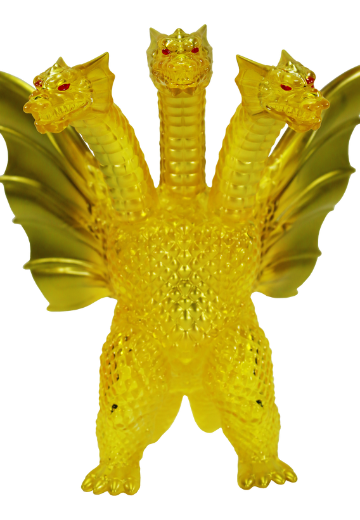 CCP中等尺寸系列 哥斯拉EX【第11弾】王者基多拉（1991） 透明黄版 | Hpoi手办维基