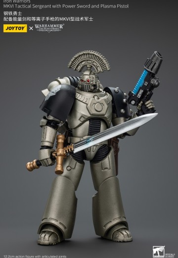 战锤：荷鲁斯之乱 钢铁勇士 配备能量剑和等离子手枪的MKVI型战术军士 | Hpoi手办维基