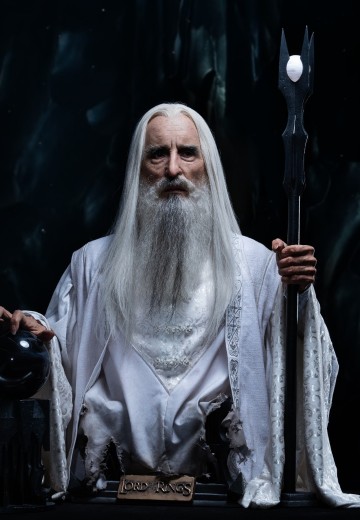 《魔戒》-白袍萨鲁曼1/1半身像 | Hpoi手办维基