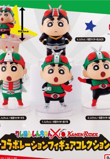 蜡笔小新与假面骑士 联名人偶藏品 | Hpoi手办维基