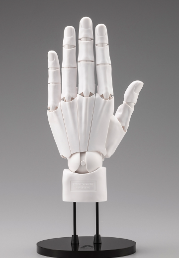 艺术参考工具 手部模型 男/左手 -白色-