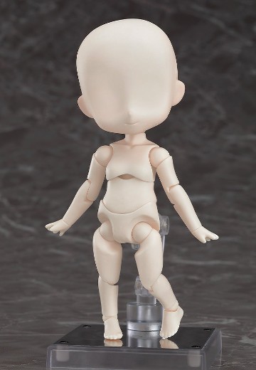 粘土娃 素体 1.1: 女孩 (糖白色) | Hpoi手办维基