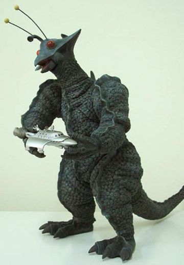 大怪兽系列 宇宙大怪兽 吉拉拉 太空灰色版本（附带太空船模型） | Hpoi手办维基