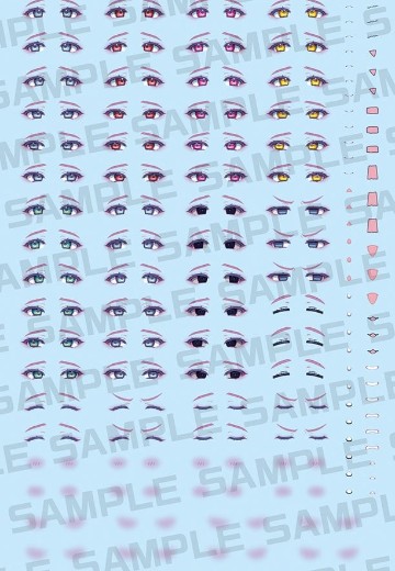 女神装置 M.S.G 欲望少女 医生 眼睛水贴套装 | Hpoi手办维基