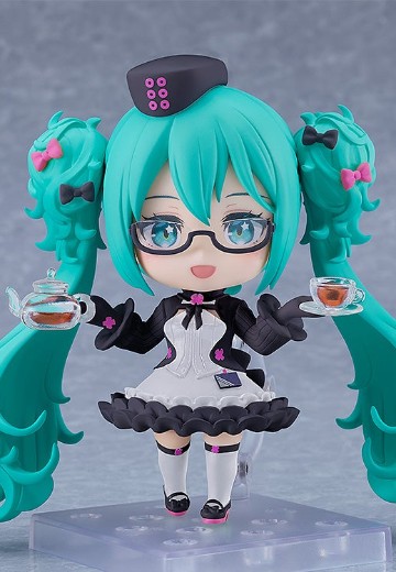 良笑赏 初音未来 2025 Autumn A奖 粘土人#2775-a 初音未来 眼镜×咖啡厅