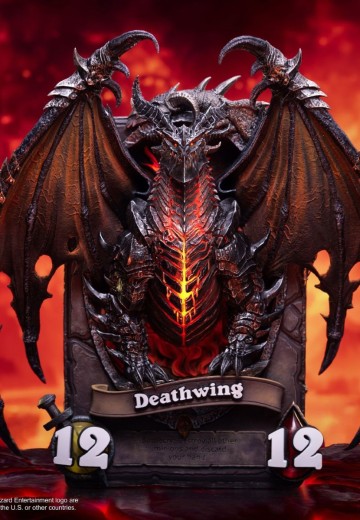 炉石传说 死亡之翼卡牌艺术雕像 | Hpoi手办维基