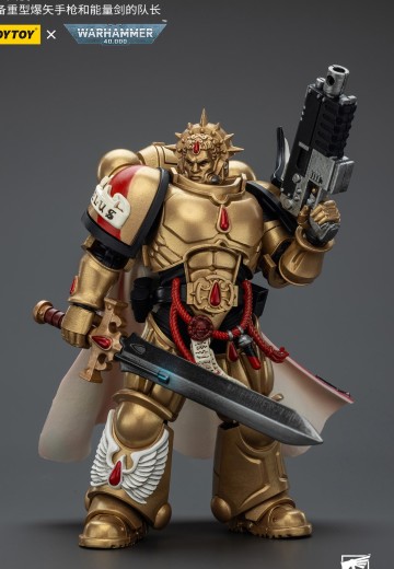 圣血天使 配备重型爆矢手枪和能量剑的队长 | Hpoi手办维基