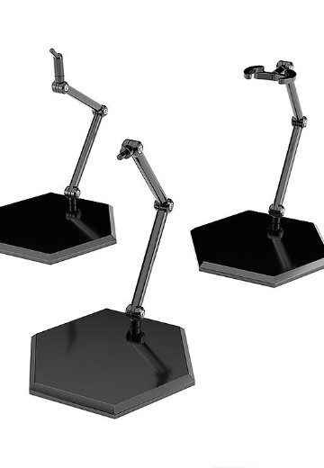 THE简单支架 ×3 黑色（模型与人物模型用）HEX款式 | Hpoi手办维基