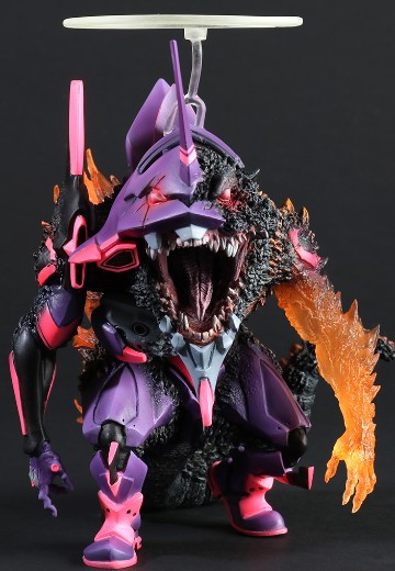 Q版拟真 新世纪福音战士初号机 红莲哥斯拉觉醒形态 | Hpoi手办维基