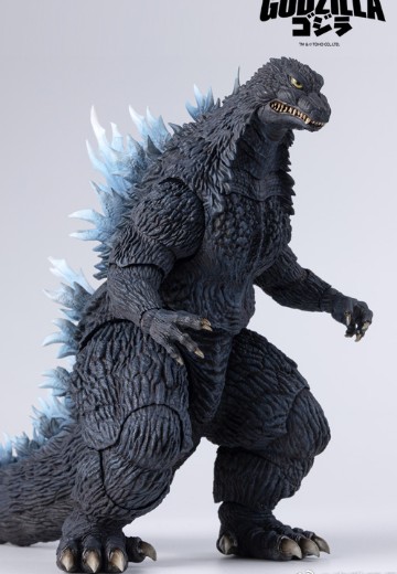 极致超值系列 无比例 哥斯拉大战机械哥斯拉（2002） 热能射线哥斯拉 可动手办