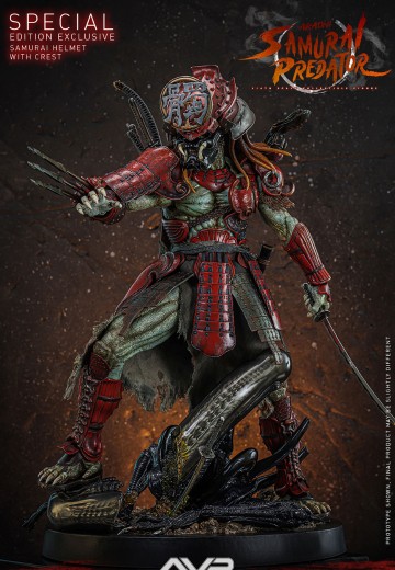 《异形大战铁血战士》赤鬼武士铁血战士1:6比例珍藏人偶（展会限定特别版） | Hpoi手办维基