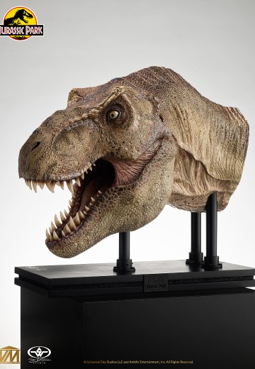 侏罗纪公园 半比例 霸王龙头 道具复制品 | Hpoi手办维基