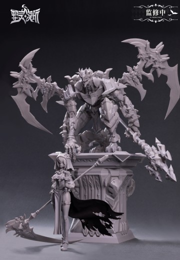 奥多生命体:龙之心系列第二弹 1/12拼装可动模型——「罪斥黑月」