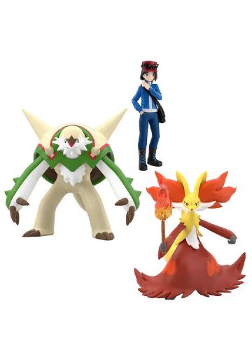 宝可梦比例世界 卡洛斯地区 卡鲁穆+布里卡隆+妖火红狐 | Hpoi手办维基