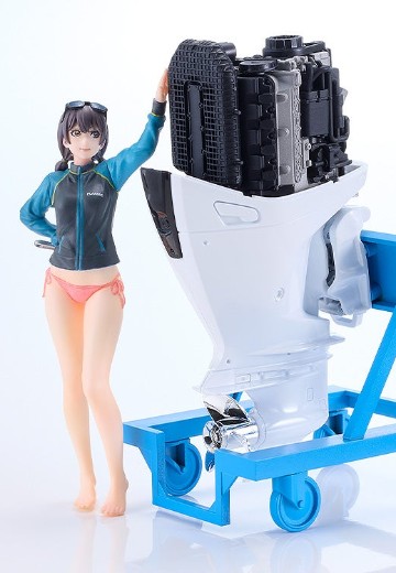 PLAMAX MF-97 minimum factory Minori with Honda 船外机 BF350 Grand Prix White