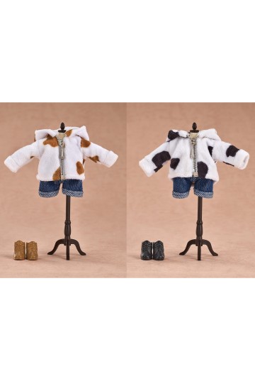 粘土娃 服装套组 动物大衣 牛奶/咖啡牛奶