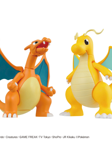 宝可梦拼装模型收藏43 特选系列 激战喷火龙与快龙对战套装 | Hpoi手办维基