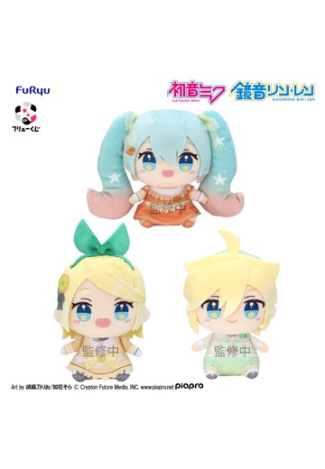 FuRyu赏 初音未来 柑橘未来 D奖 Q版毛绒玩偶（初音未来/镜音铃/镜音连） | Hpoi手办维基
