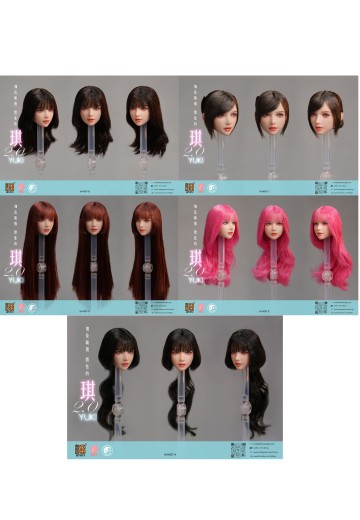 如花瓣般微张的 琪YUKI 2.0 头雕