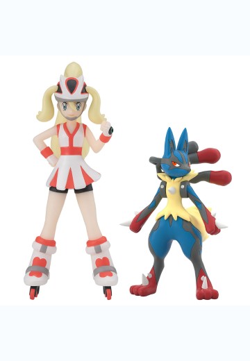 宝可梦比例世界 卡洛斯地区 可尔妮 + 超级路卡利欧