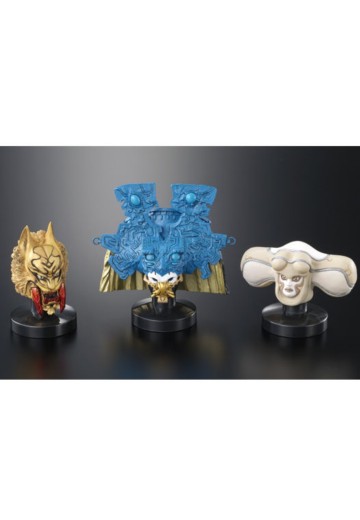 头雕收藏系列限定版 假面骑士W 反派记忆体套装第一弹 ～园咲家族天伦篇～