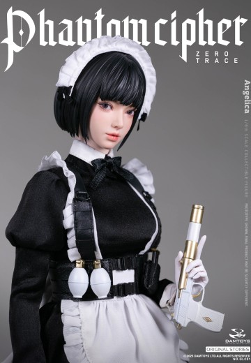 DAMTOYS 1/6原创故事珍藏人偶-魅影密令：零迹潜行-安洁莉卡 可动人偶