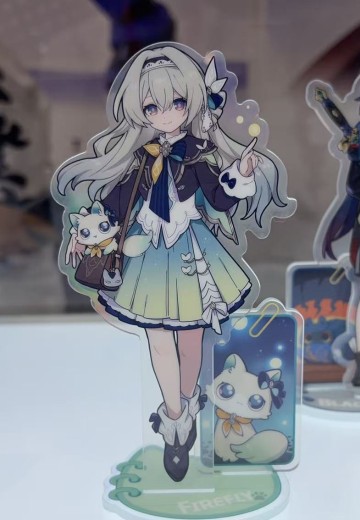 RISE UP+系列 崩坏：星穹铁道 小不点猫猫系列手办 流萤