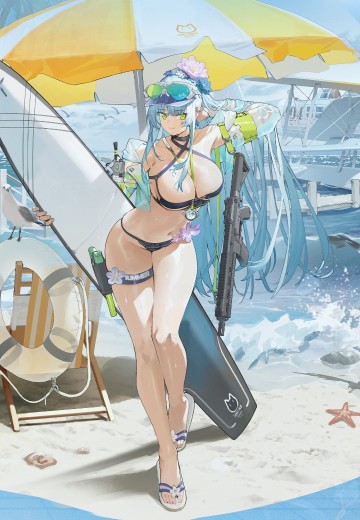 少女前线2：追放 可露凯 - 蔚蓝轨迹 | Hpoi手办维基