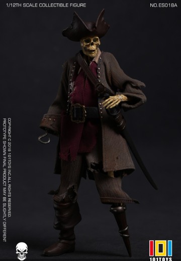 ES018A 掌上精灵系列 骷髅海盗铁钩船长(做旧版） | Hpoi手办维基