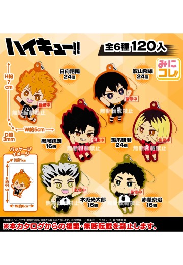 排球少年!! 迷你收藏！橡胶挂件 | Hpoi手办维基