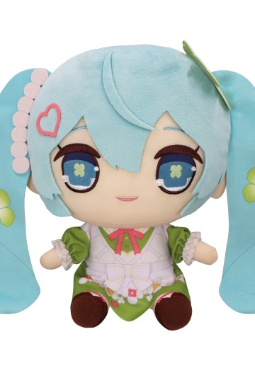 圆滚滚大毛绒玩偶 初音未来 四叶草