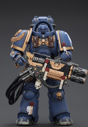 战锤40000 极限战士 重型精工盔甲兵配备圣物多管热熔枪