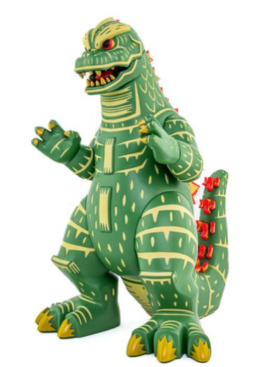 哥斯拉 - 乙烯基设计师人偶 by Attack Peter - 丛林守护者变体 | Hpoi手办维基